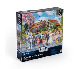 House of Puzzles - Country Wedding 1000 Piece Jigsaw Puzzle