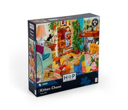 House of Puzzles - Kitten Chaos 1000 Piece Jigsaw Puzzle