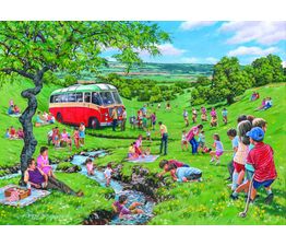 House of Puzzles - Sunday Picnic 500 Piece Jigsaw Puzzle
