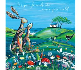 The Eco Friendly Card Co - It's Your Friends Who Make Your World Card