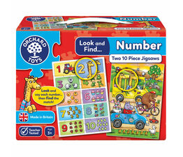 Orchard Toys - Look & Find Number Learning Puzzle - 331