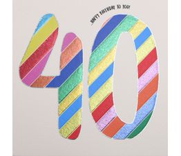 40th Multi Stripes