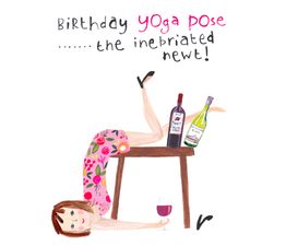 A Lady Falling Off Chair Drunk