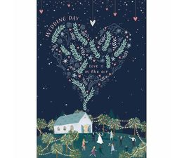 Church With Heart Filled With Flowers