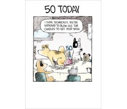 Dog Weeing On A Birthday Cake