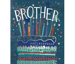 Male Birhday Cake And Candles