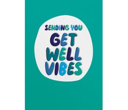Sending Get Well Vibes Embossed
