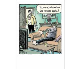 Woman Using Child As Remote Control