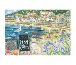 Otter House - Jigsaw Fish 'n Chips 1000 Piece - 75821