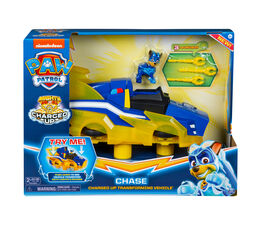 Paw Patrol - Mighty Pups - Chase's Charged Up Deluxe Vehicle - 6055932