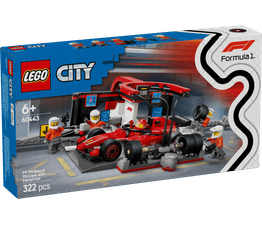 LEGO City - F1 Pit Stop &amp; Pit Crew with Ferrari Car