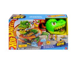 Hot Wheels - City T-Rex Battle Station Playset