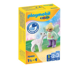Playmobil - 1.2.3 - Fairy Friend with Fawn - 70402