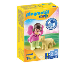 Playmobil 1.2.3 Fairy Friend with Fox - 70403