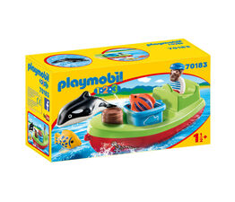 Playmobil - 1.2.3 - Fisherman with Boat - 70183