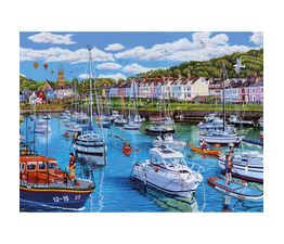 Gibsons - Aberaeron, Cardigan Bay 1000 Piece Jigsaw Puzzle