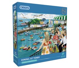 Gibsons - Dining at Tenby 1000 Piece Jigsaw Puzzle