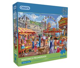 Gibsons - Hastings Promenade 500 Piece XL Jigsaw Puzzle