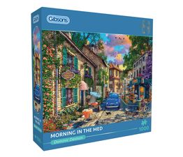 Gibsons - Morning in the Med 1000 Piece Jigsaw Puzzle