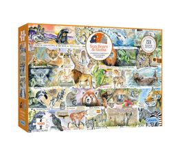 Gibsons - Sun Bears and Sloths 1000 Piece Jigsaw Puzzle