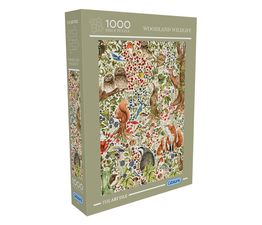 Gibsons - The Art File Woodland Wildlife 1000 Piece Jigsaw Puzzle