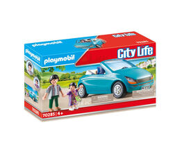 Playmobil - City Life - Pre-School Family with Car - 70285