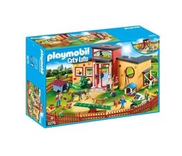 Playmobil® - City Life - Tiny Paws Pet Hotel with Flexible Outdoor Fence - 9275