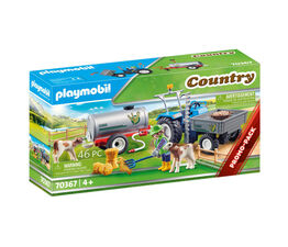 Playmobil - Counrty - Loading Tractor with Water Tank - 70367
