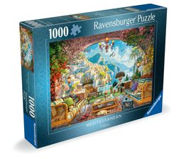 Ravensburger - Mediterranean Terrace View 1000 Piece Jigsaw Puzzle