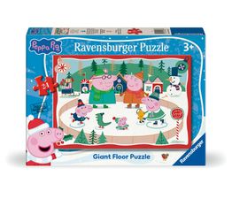Ravensburger - Peppa Pig Christmas 24 Piece Giant Floor Puzzle