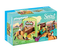Playmobil® - DreamWorks Spirit© Lucky & Spirit with Horse Stall - 9478