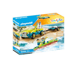 Playmobil - Family Fun - Beach Hotel: Beach Car with Canoe - 70436