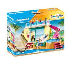 Playmobil - Family Fun - Beach Hotel: Bungalow with Pool - 70435