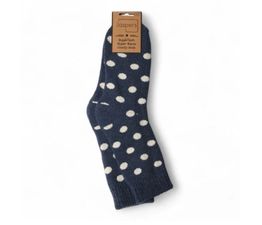 Jess &amp; Lou - Jasper Collection Men's Socks - Navy Spot