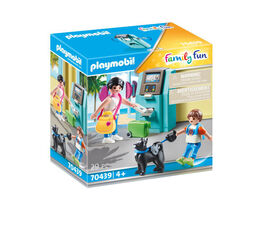 Playmobil - Family Fun - Beach Hotel: Tourists with ATM - 70439