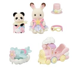 Sylvanian Families - Amusement Park Ride Plane &amp; Train