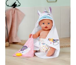 BABY born - Hooded Towel Set Unicorn