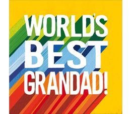 Birthday Card - World's Best Grandad!