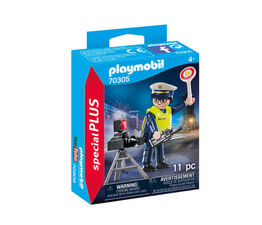 Playmobil - Special Plus - Police Officer with Speed Trap - 70305