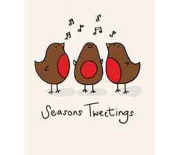 Christmas Card - Season's Tweetings
