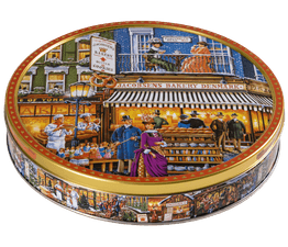 Jacobsen's - Nostalgic Assorted Scene Butter Cookie Tin