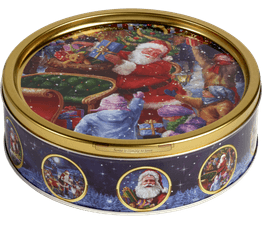 Jacobsen's - Nostalgic Santa Assorted Butter Cookies Tin 340g