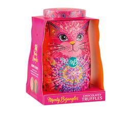 Monty Bojangles - Shimmering Starlet Cat Tin Of Berry Bubbly Truffles