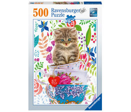 Ravensburger - Kitten in a Cup 500 Piece Puzzle - 15037
