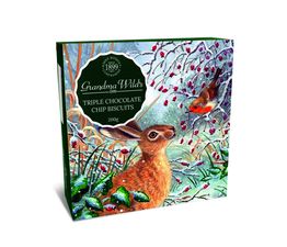 Grandma Wild's - Hare &amp; Robin Box with Triple Chocolate Chip Biscuits