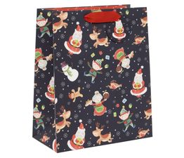 Glick - Large Gift Bag Santa's Workshop