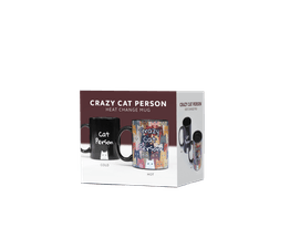 pikkii. - Crazy Cat Person Heat Change Mug