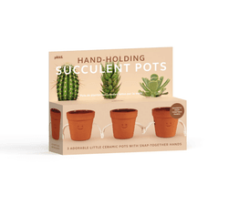 pikkii. - Hand Holding Succulent Pots Set of 3