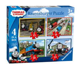 Ravensburger - Thomas & Friends - 4 in a Box Puzzles - 6937