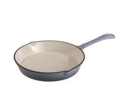 Simply Home - 25cm Cast Iron Round Frypan Sea Salt Blue